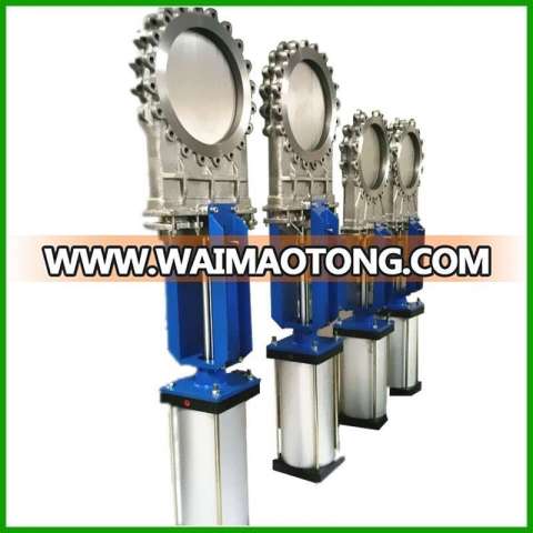 Pneumatic Knife Gate Valve-Pneumatic Stainless Steel Knife Gate Valves